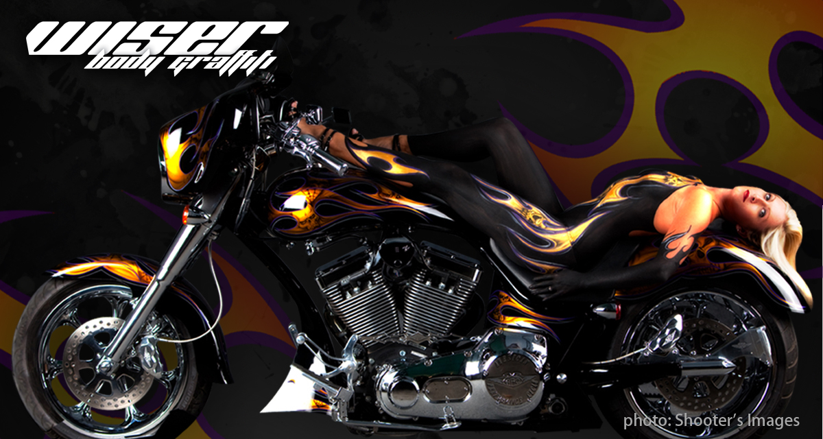 fire tribal bike