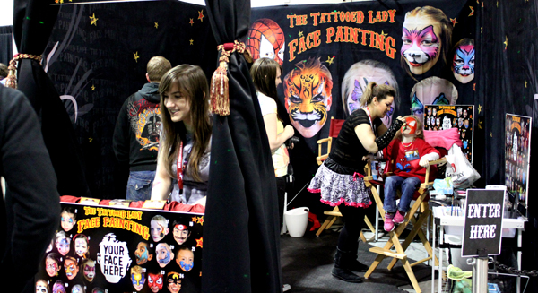 fp booth tattooed lady